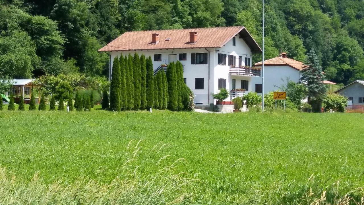 Sobe Baca Hotel Most na Soči Exterior foto